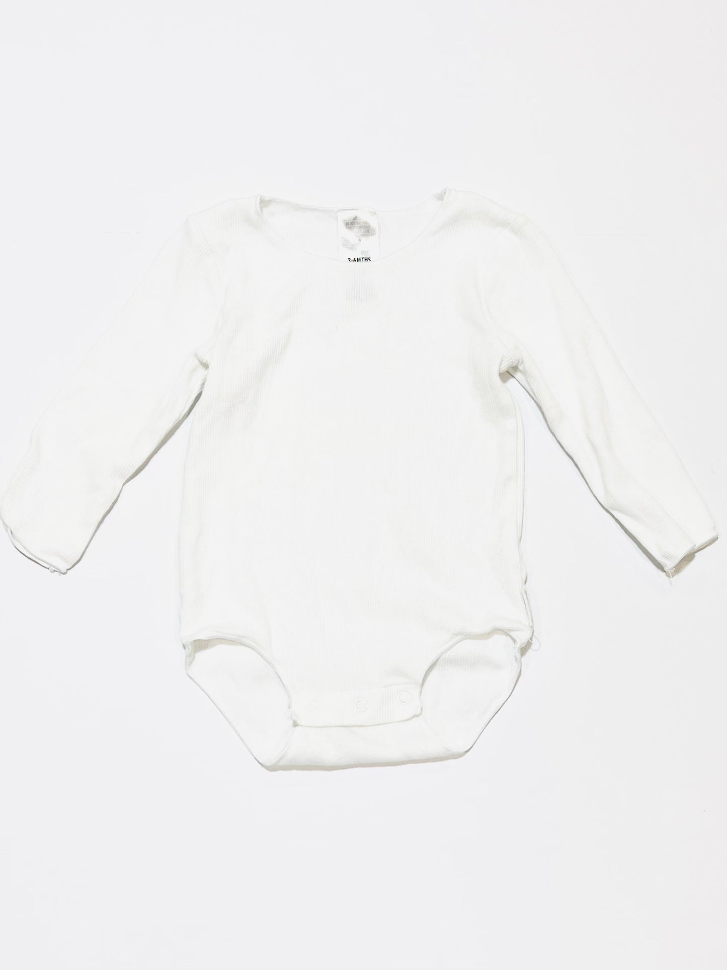 White ribbed bodysuit - Size 00