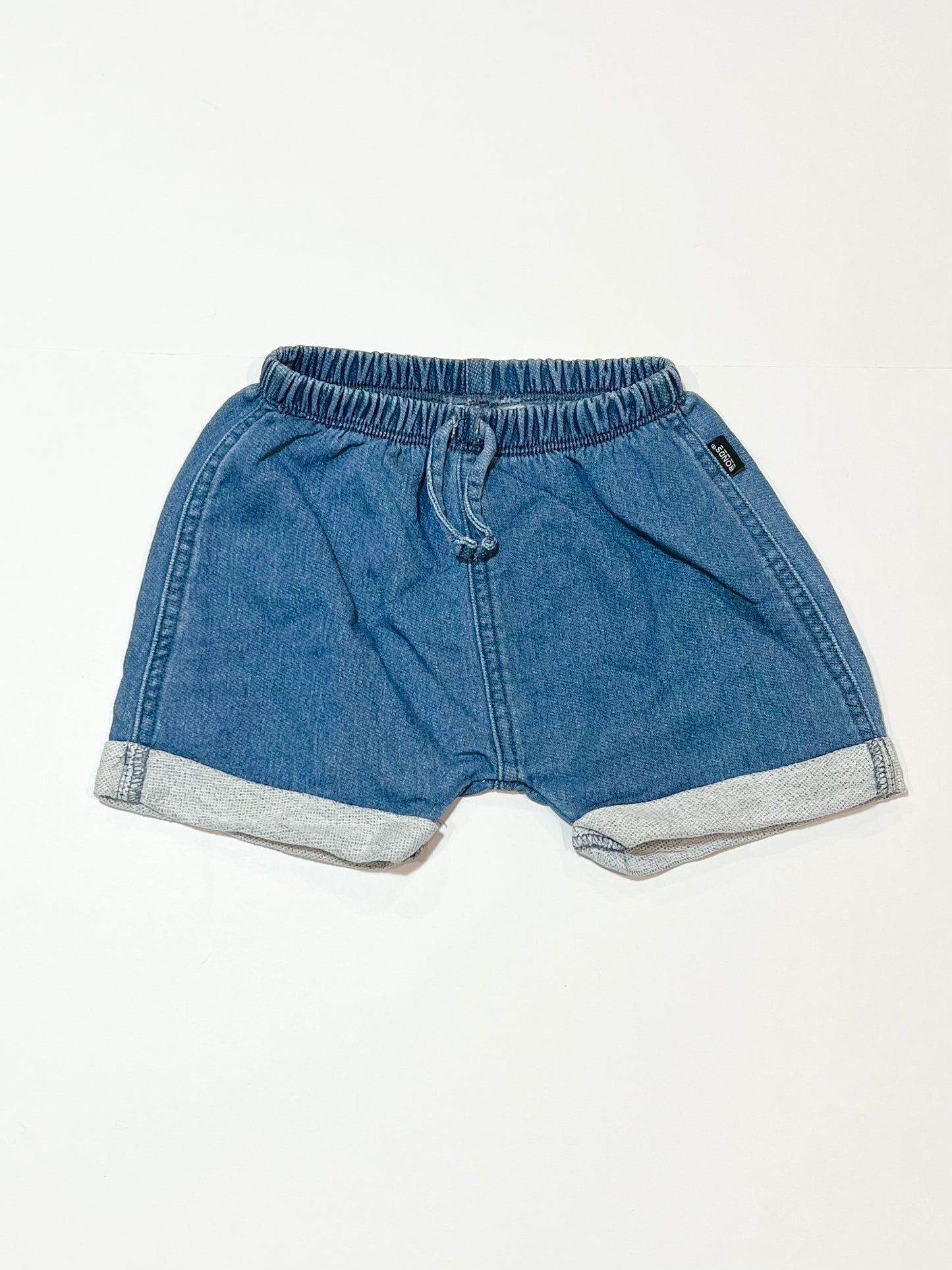 Terry denim shorts - Size 0