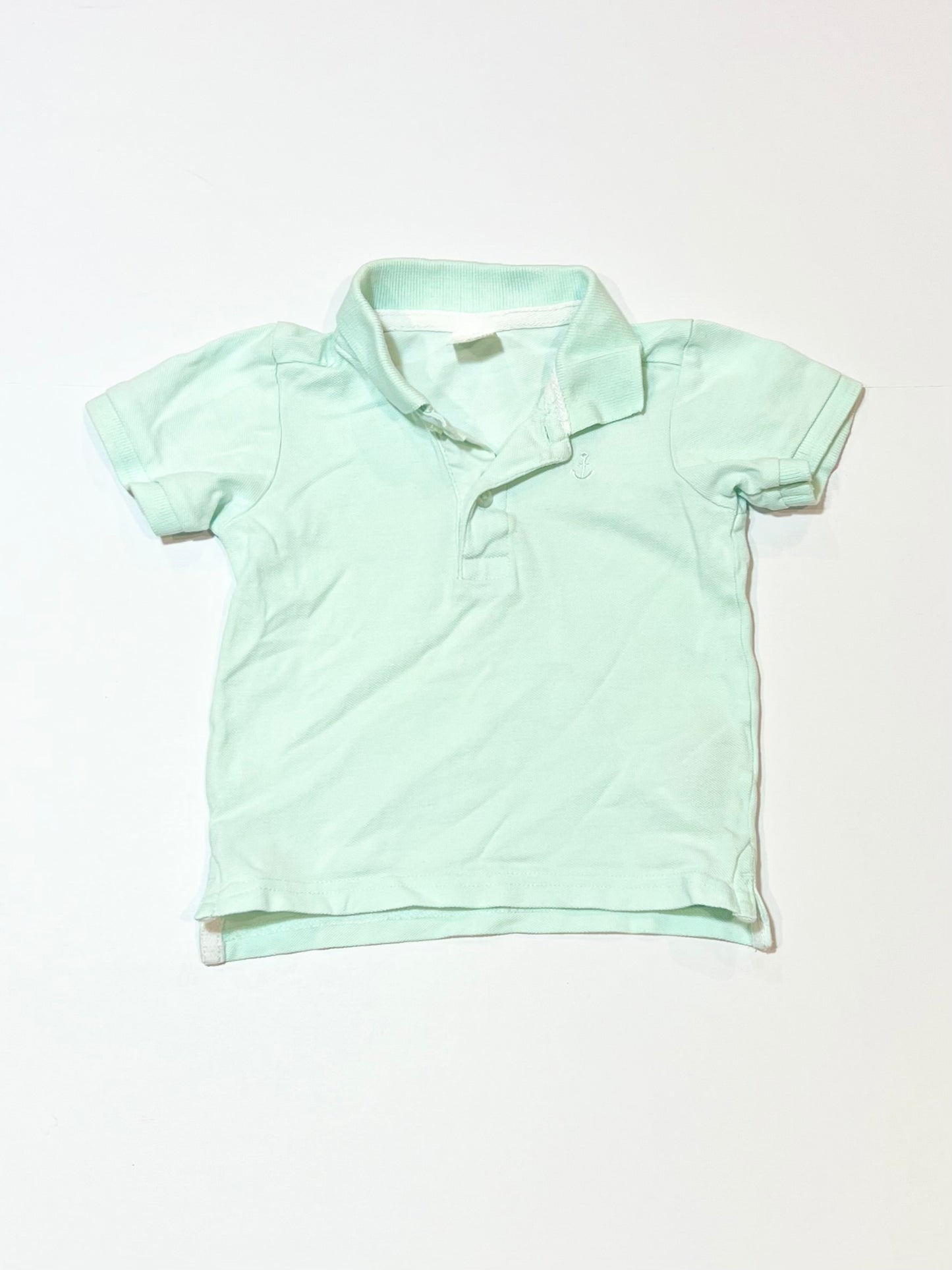 Green polo shirt - Size 6-9 months