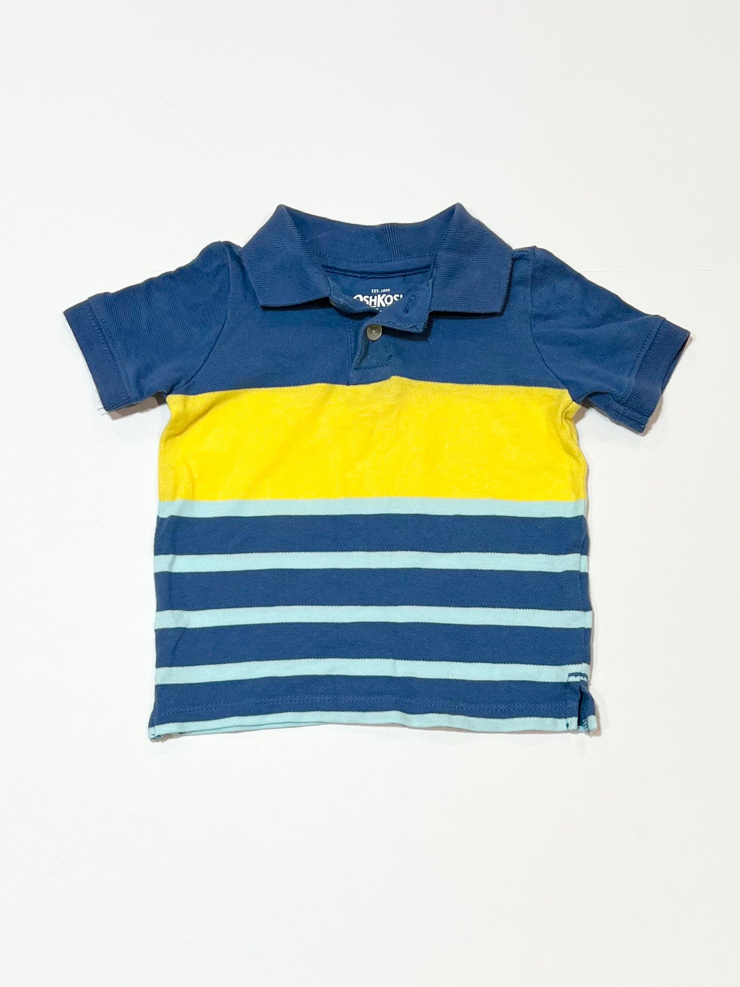 Striped polo shirt - Size 6-9 months