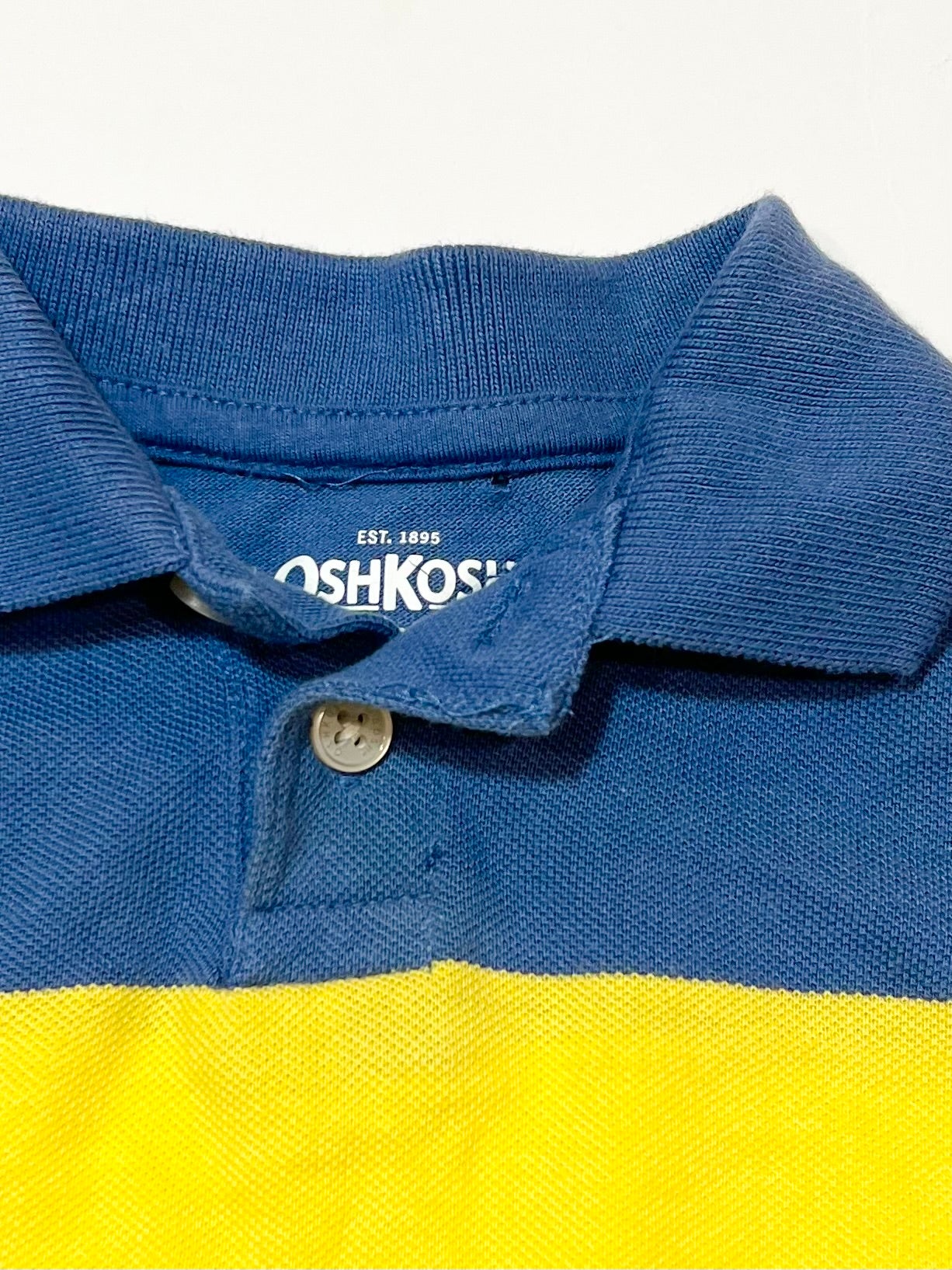 Striped polo shirt - Size 6-9 months