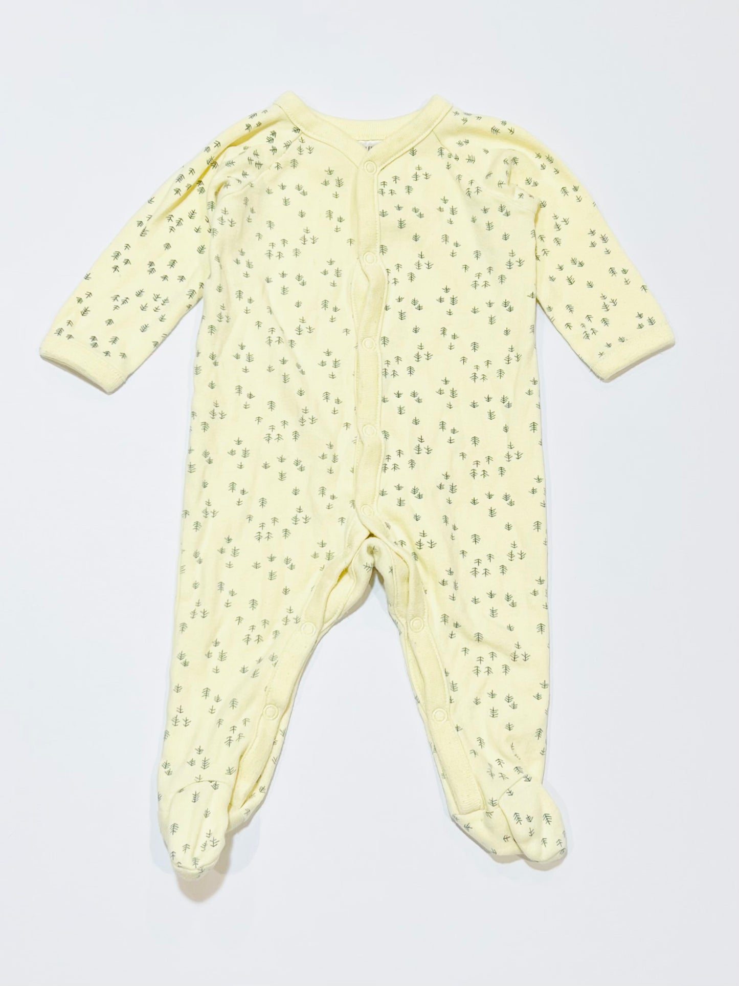 Yellow onesie - Size 00