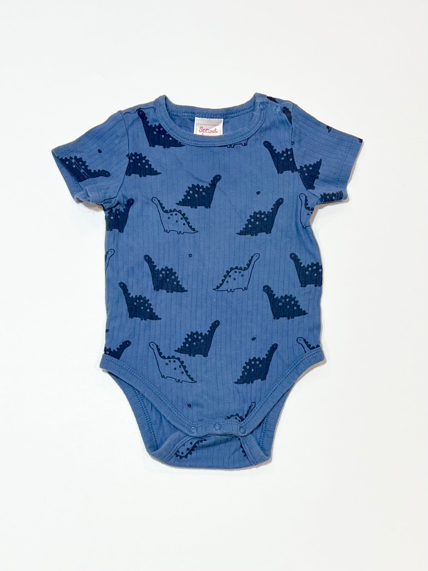 Ribbed dinosaur bodysuit - Size 0
