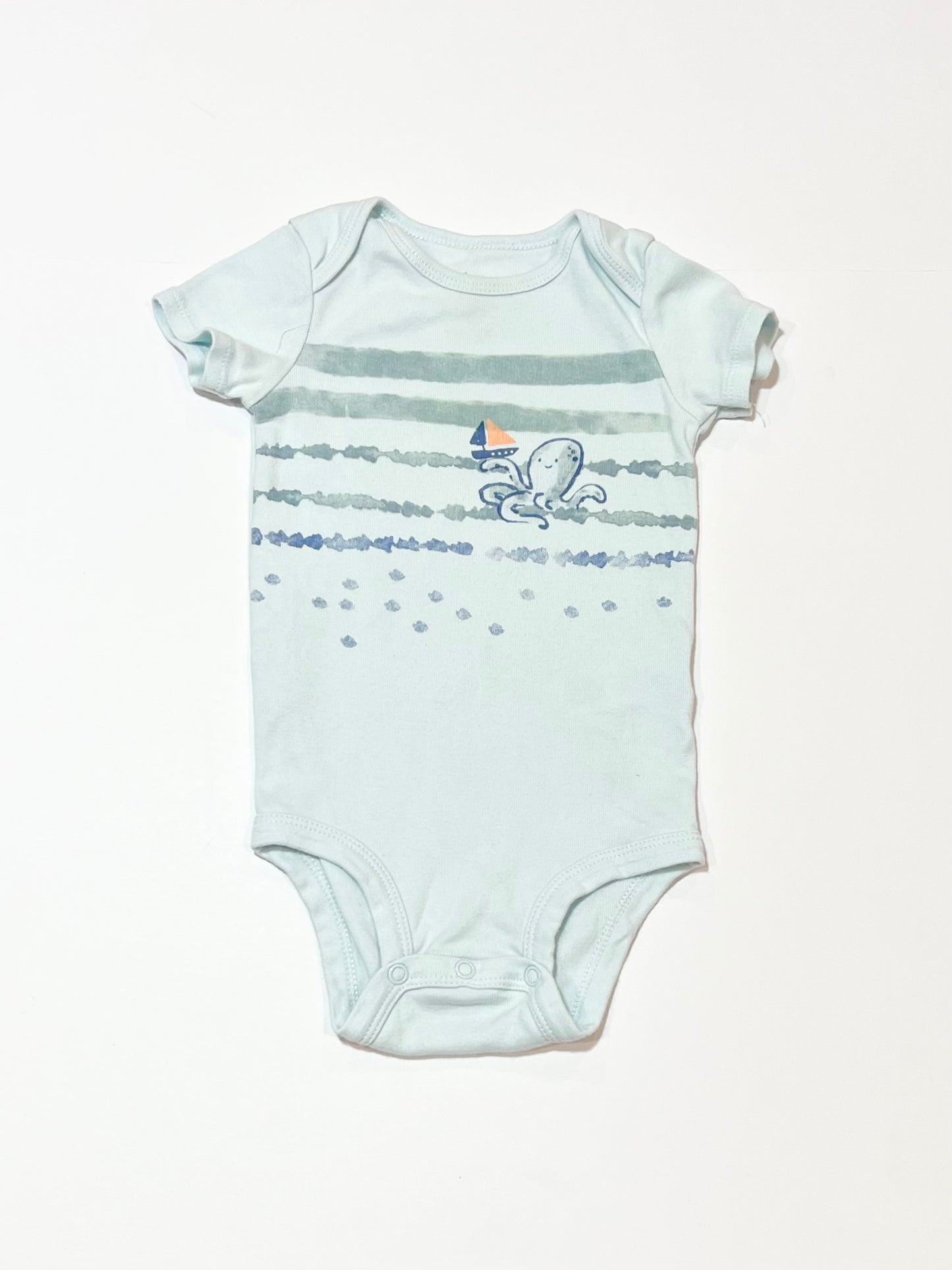 Blue octopus bodysuit - Size 9-12 months