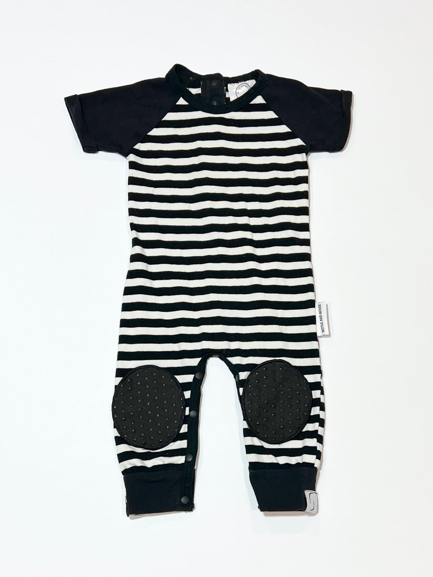 Striped crawler romper - Size 0