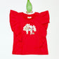 Red flutter tee  brand new - Size 2