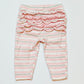 Striped ruffle leggings - Size 00