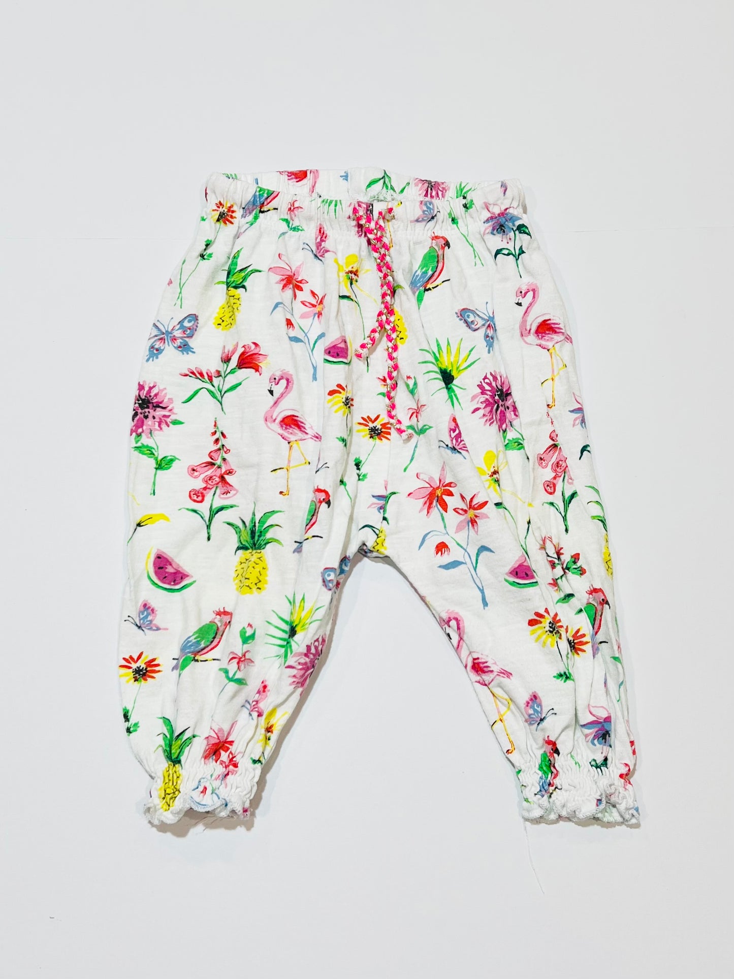 Floral jersey pants - Size 00