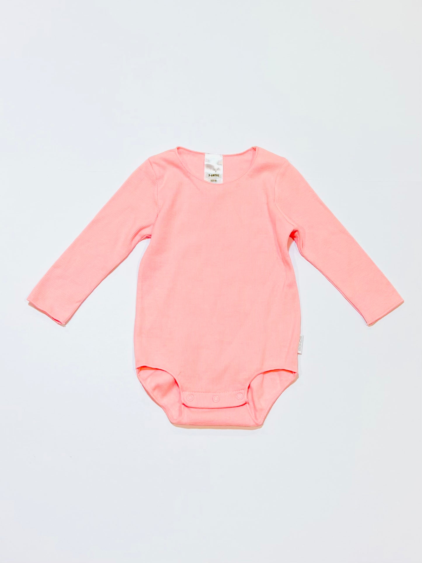 Pink ribbed bodysuit - Size 00