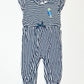 Striped parrot jumpsuit - Size 0