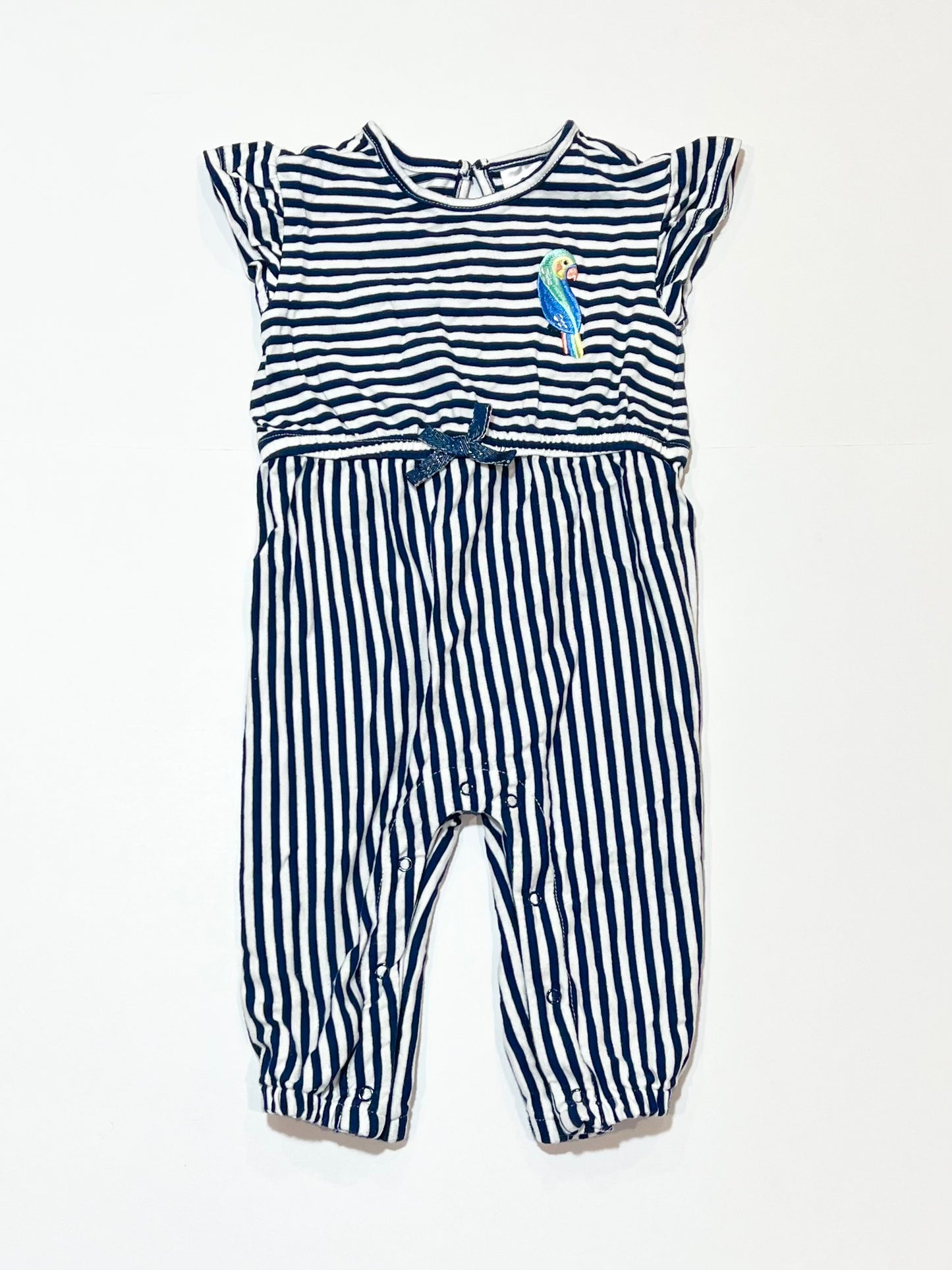 Striped parrot jumpsuit - Size 0