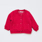 Red quilted jacket - Size 6 months