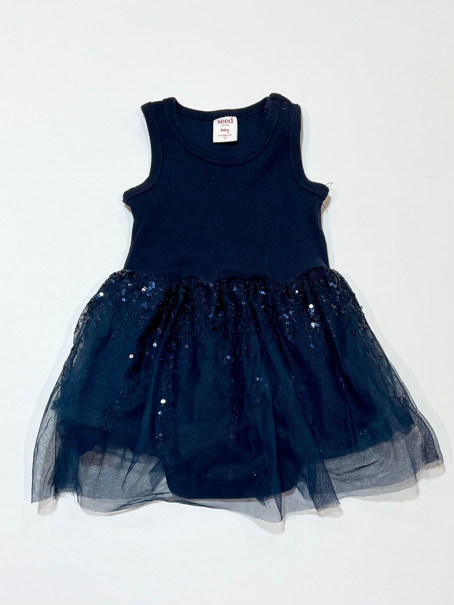 Navy tutu romper - Size 0