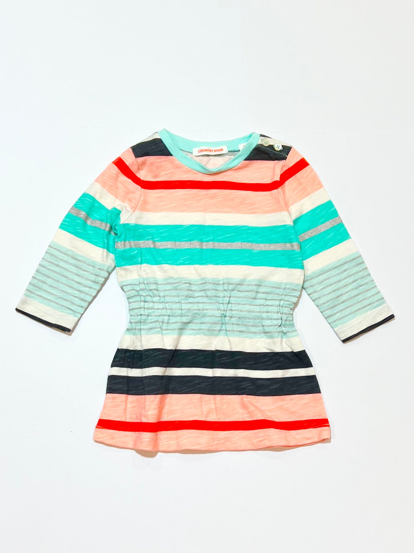 Striped jersey dress - Size 00