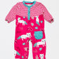 Pink cat onesie - Size 00