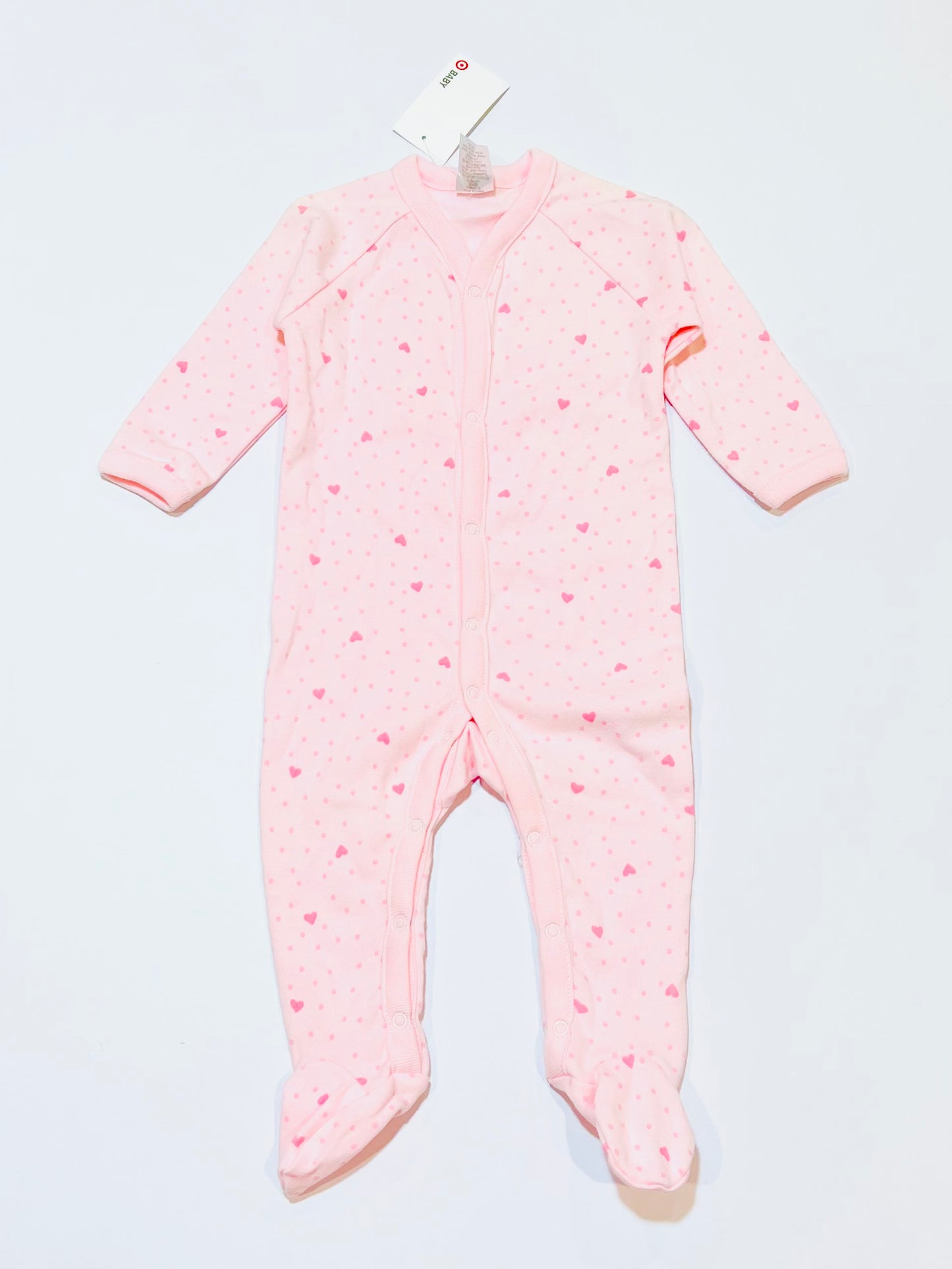 Pink hearts onesie brand new - Size 00