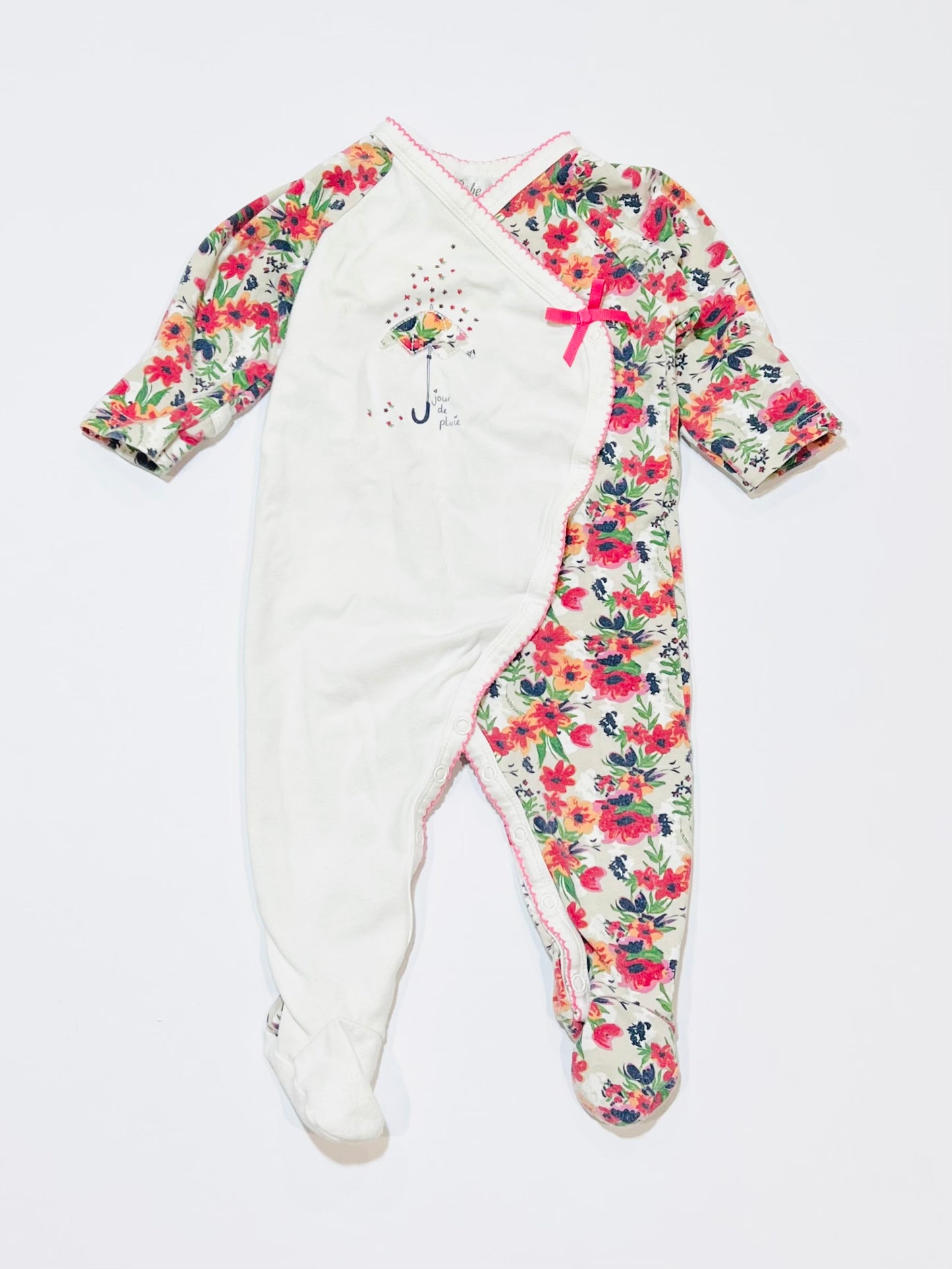 Floral umbrella onesie - Size 00