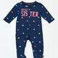 Little sister zip onesie - Size 00