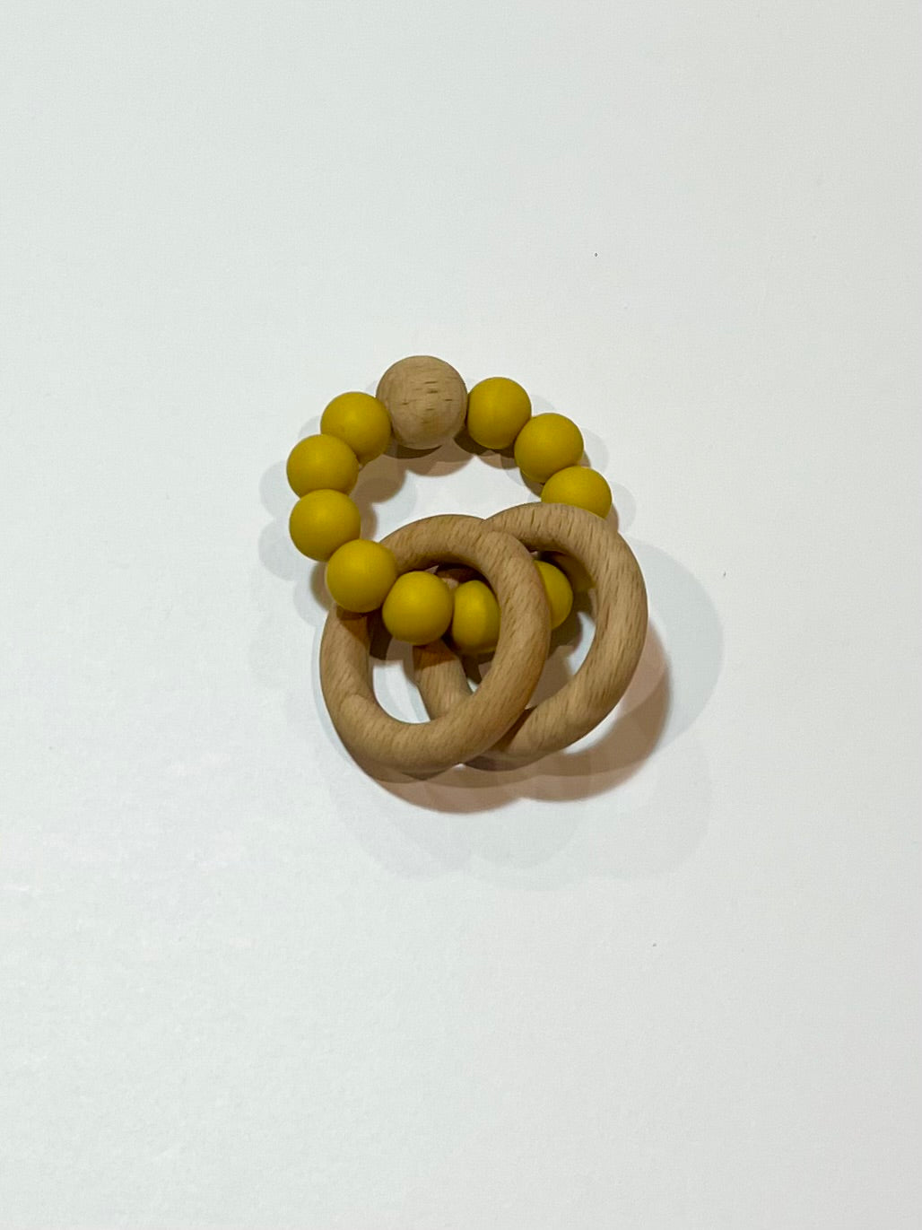 Beechwood teether ring