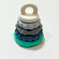 Silicone stacking and teething toy
