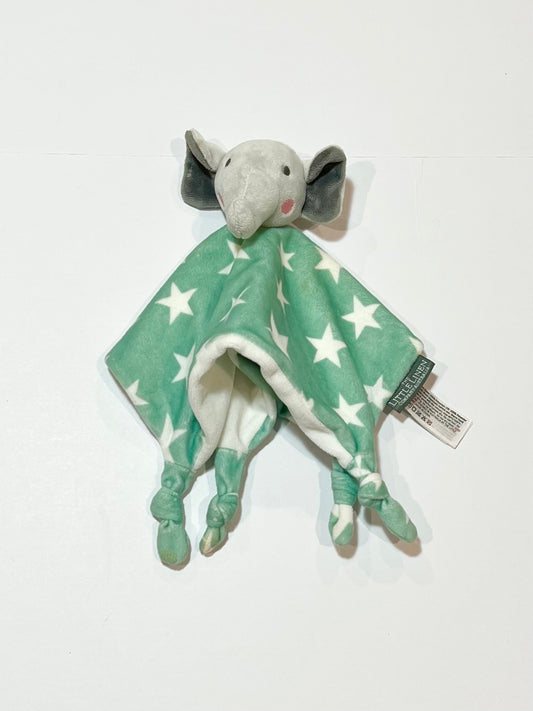 Green elephant comforter