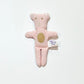 Pink rattle teddy