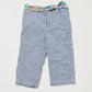 Striped cotton pants - Size 6-9 months