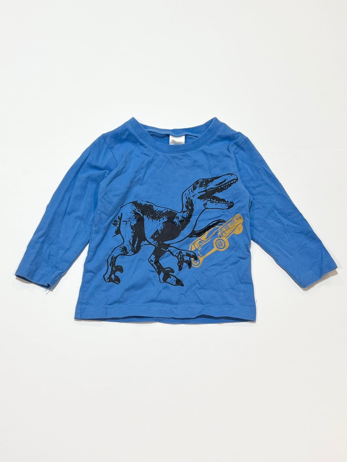 Blue dinosaur top - Size 0