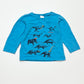 Blue dinosaur top - Size 0