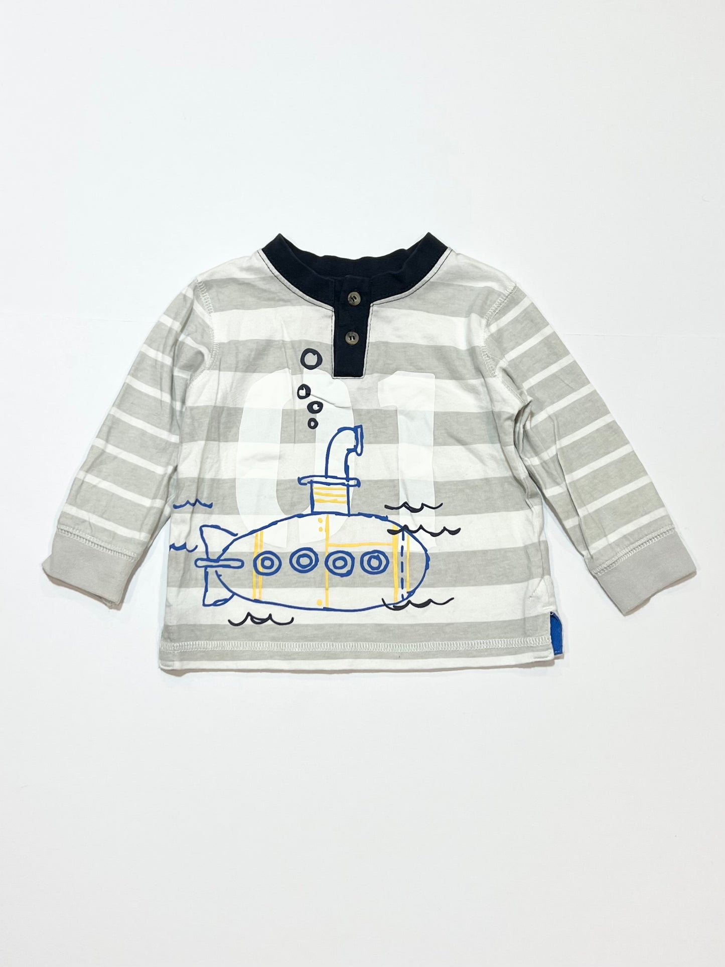 Striped submarine top - Size 0