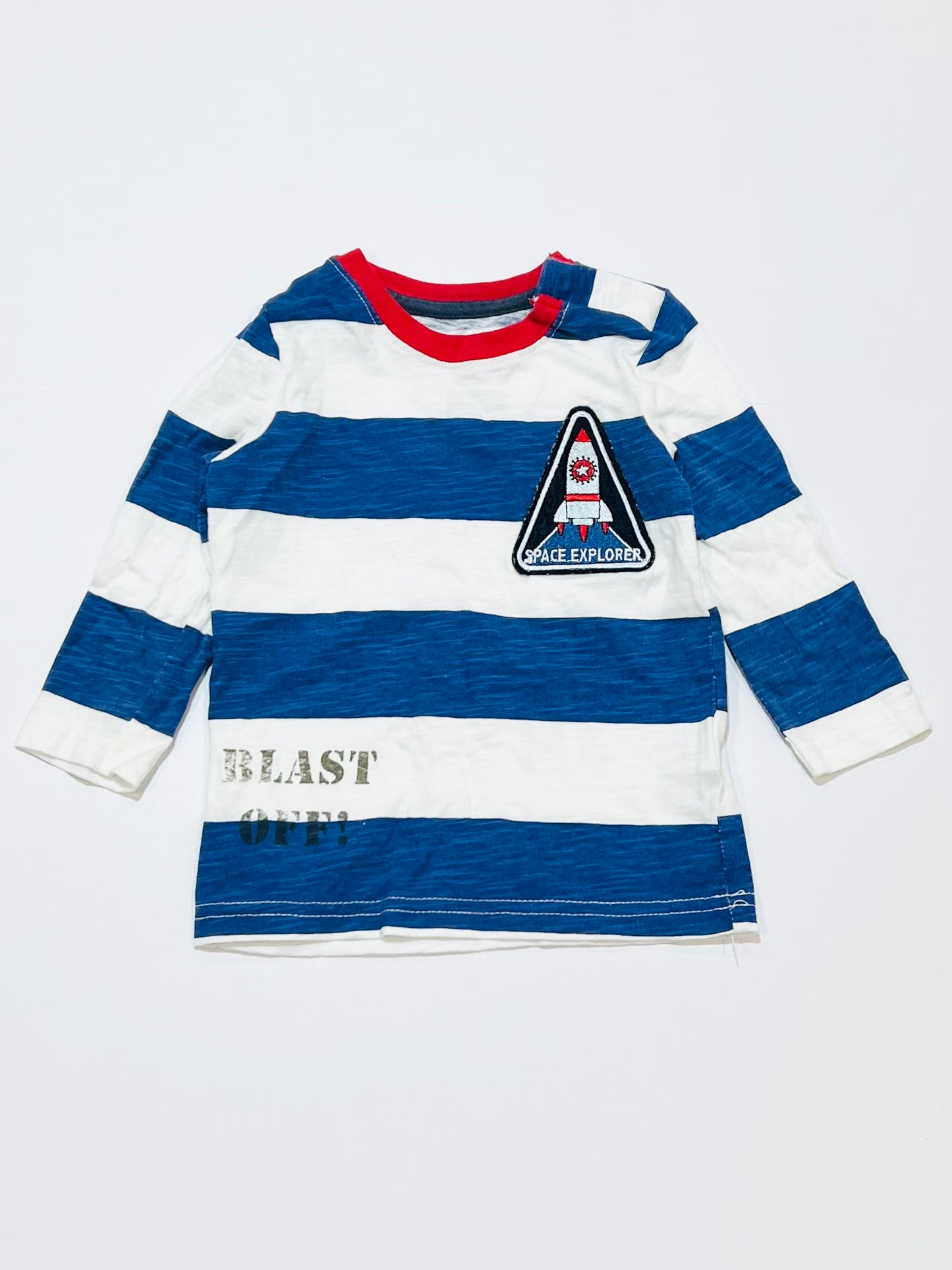 Striped rocket top - Size 0