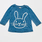 Blue bunny top - Size 0