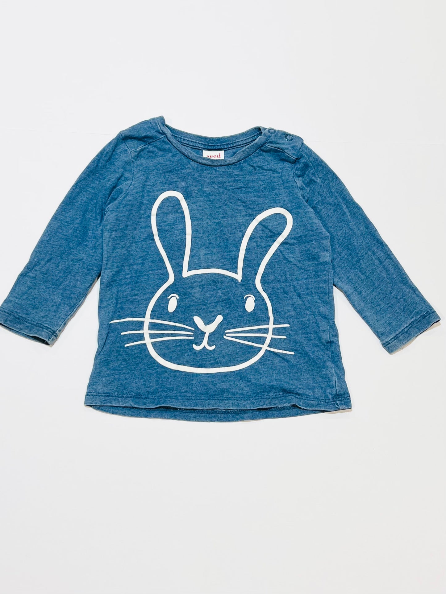 Blue bunny top - Size 0