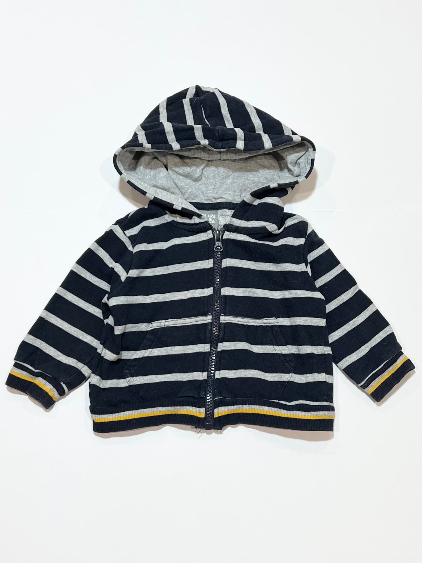 Striped zip hoodie - Size 0