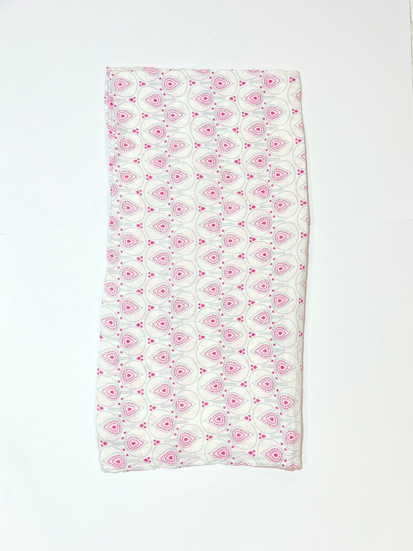 Pink trees muslin wrap