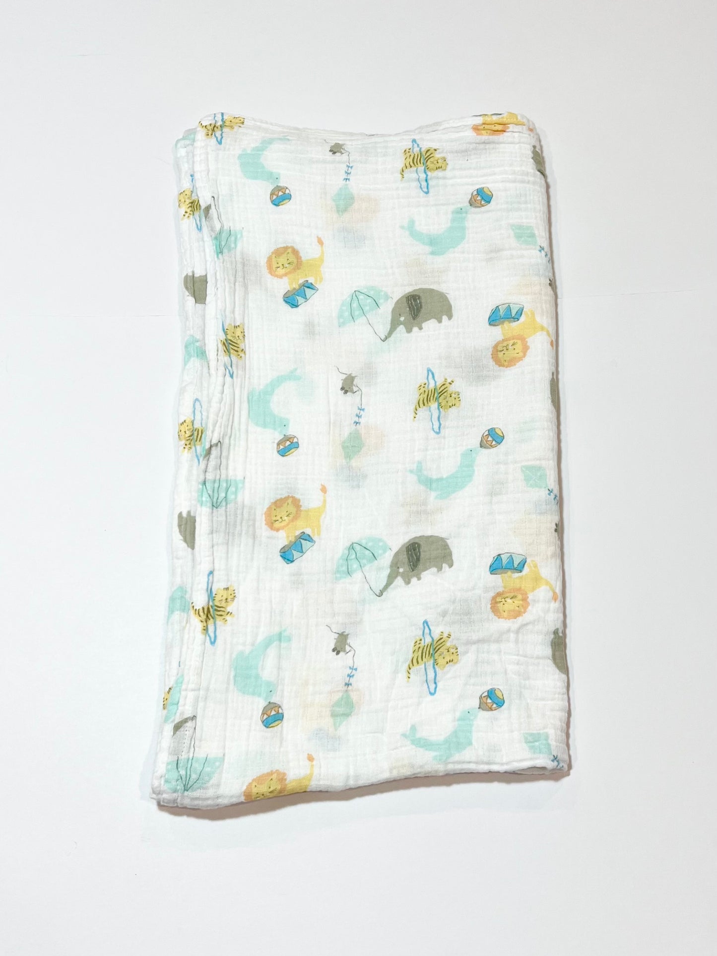 Circus animals muslin wrap