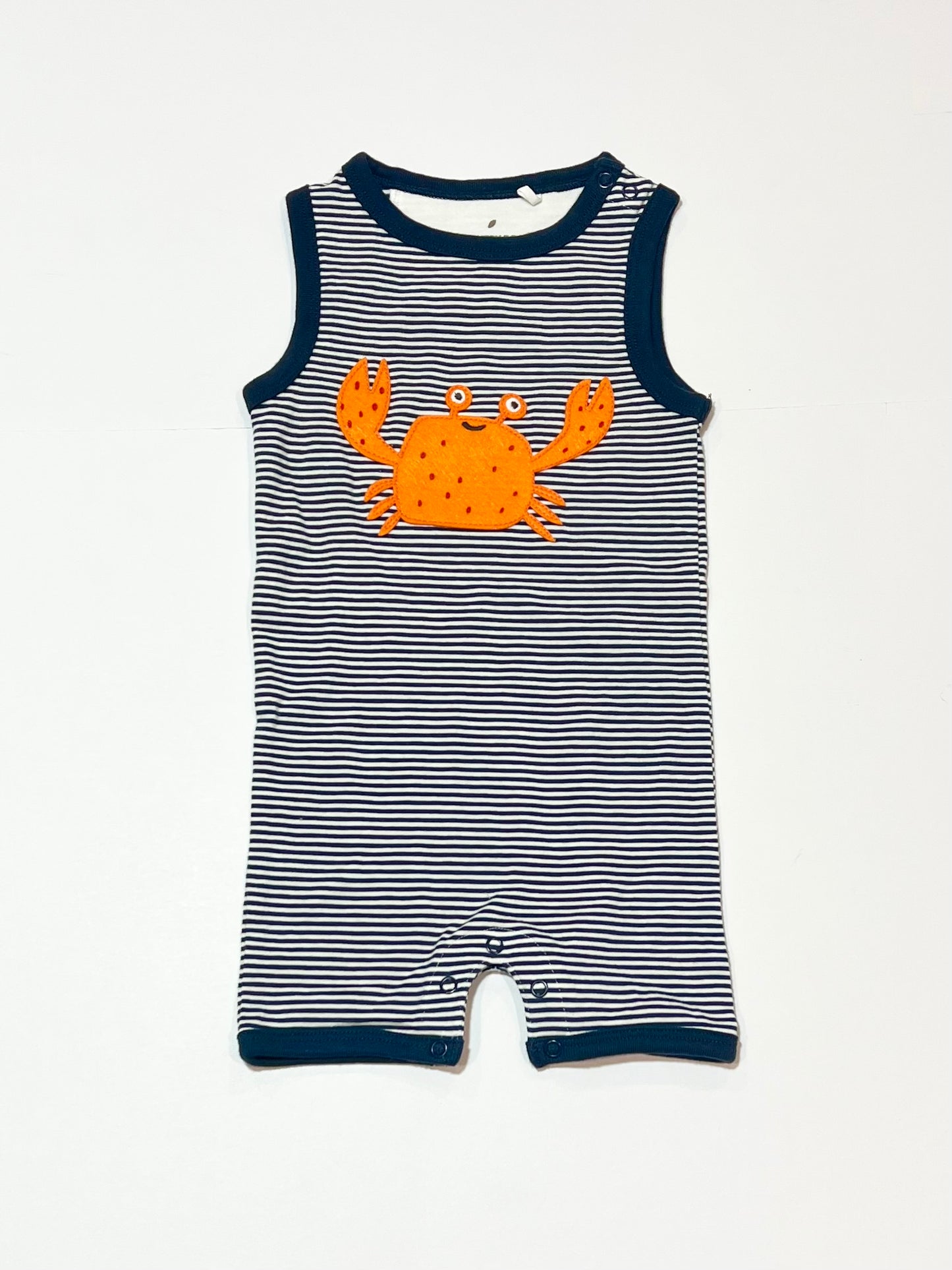 Striped crab romper - Size 0