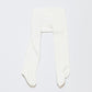 White ruffle tights - Size 0