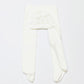 White ruffle tights - Size 0