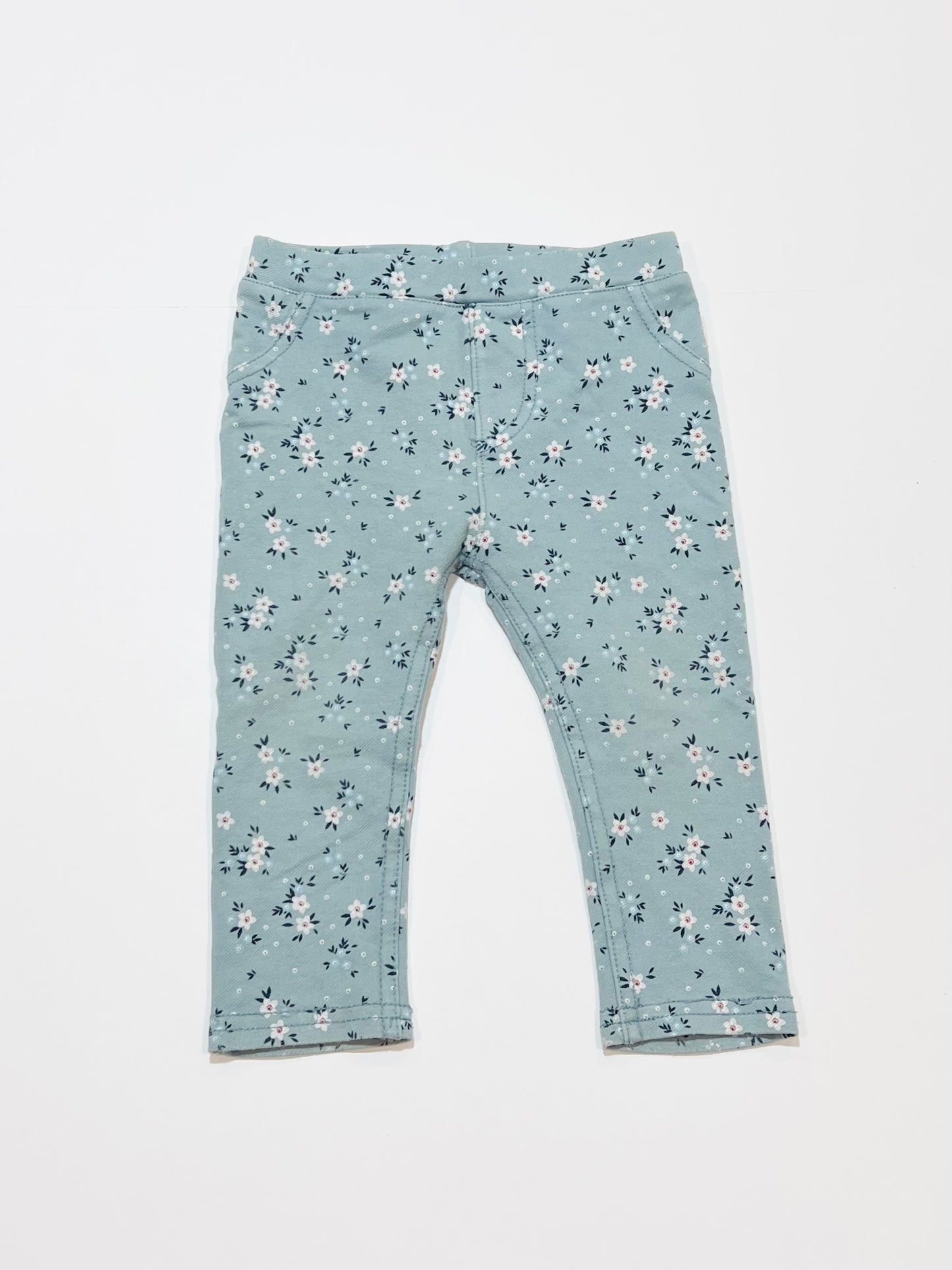 Floral jeggings - Size 0
