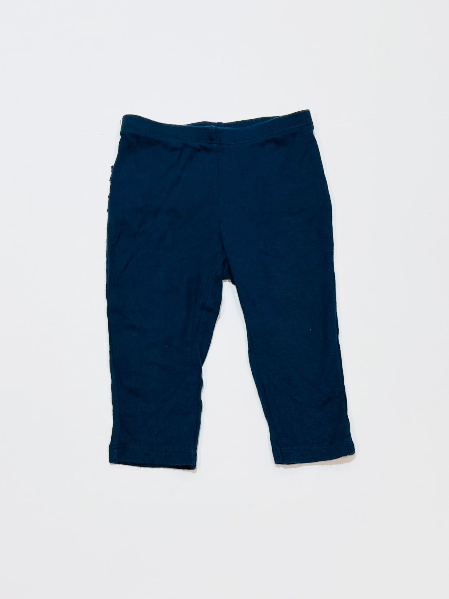 Navy ruffle pants - Size 6-9 months
