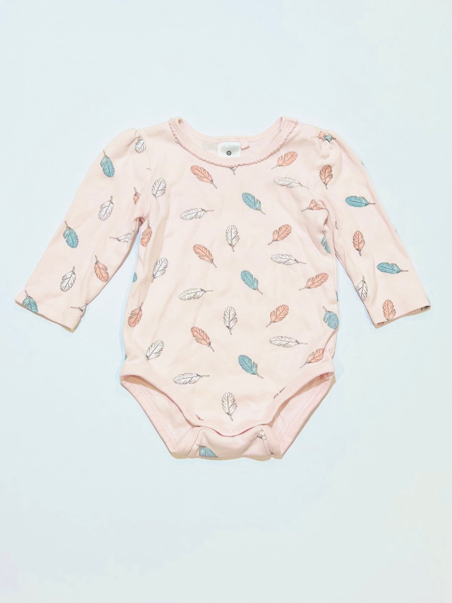 Pink feather bodysuit - Size 0