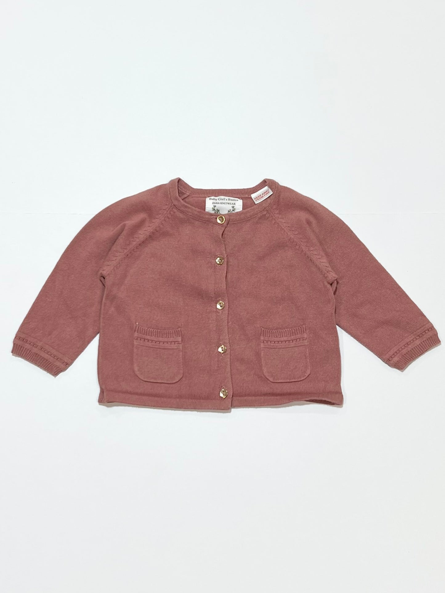 Cropped cardigan - Size 9-12 months