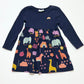 Navy animals dress - Size 9-12 months