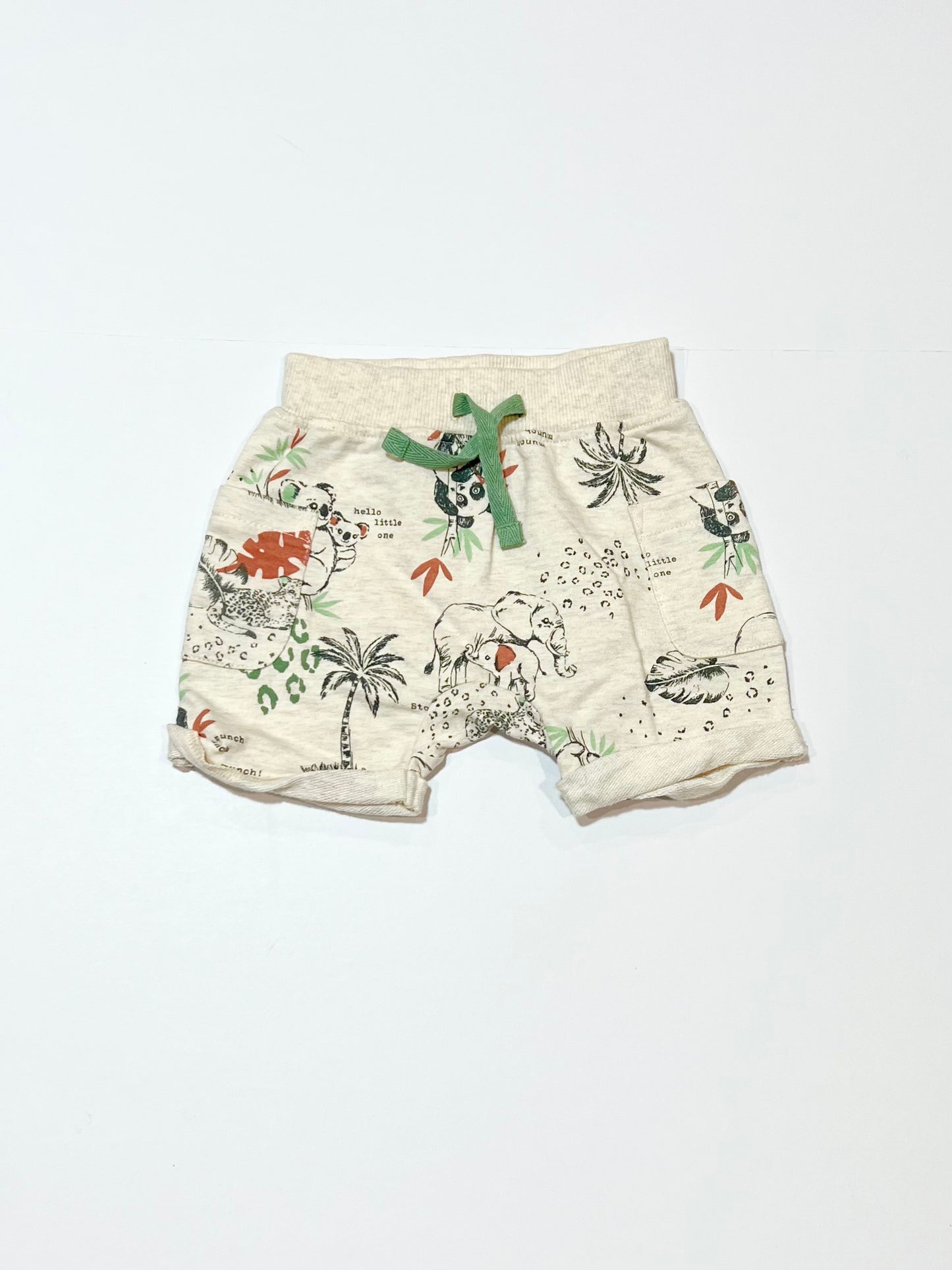 Animals sweat shorts - Size 000
