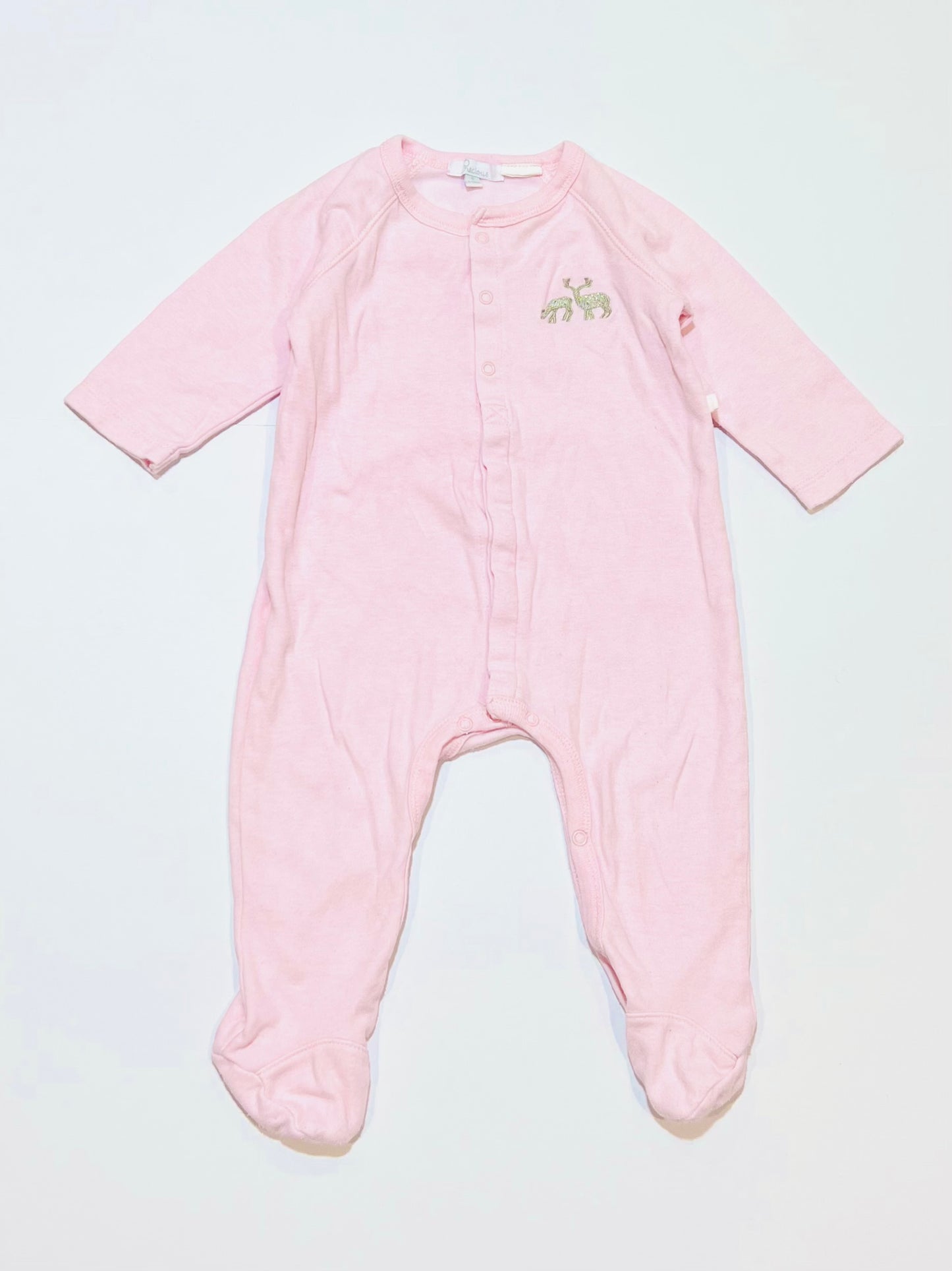 Pink onesie - Size 0