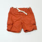 Orange cargo shorts - Size 000