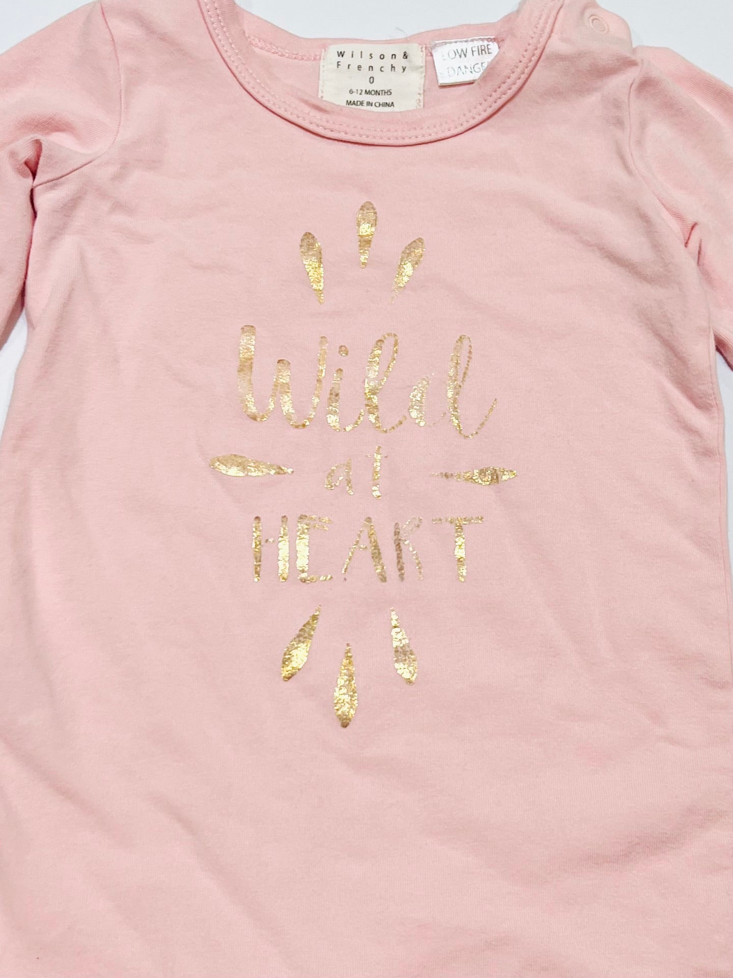 Wild at heart onesie - Size 0