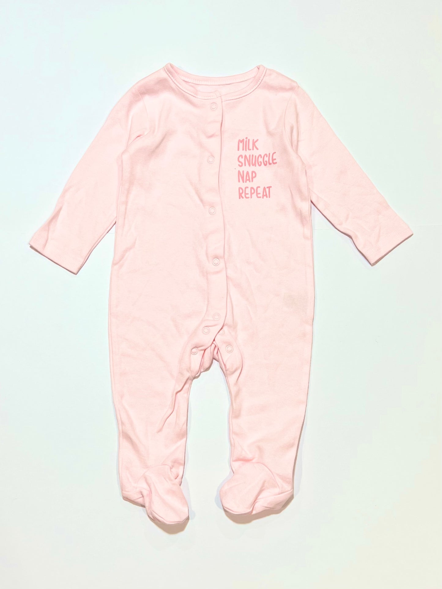 Pink onesie - Size 0