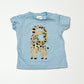 Blue giraffe tee - Size 000